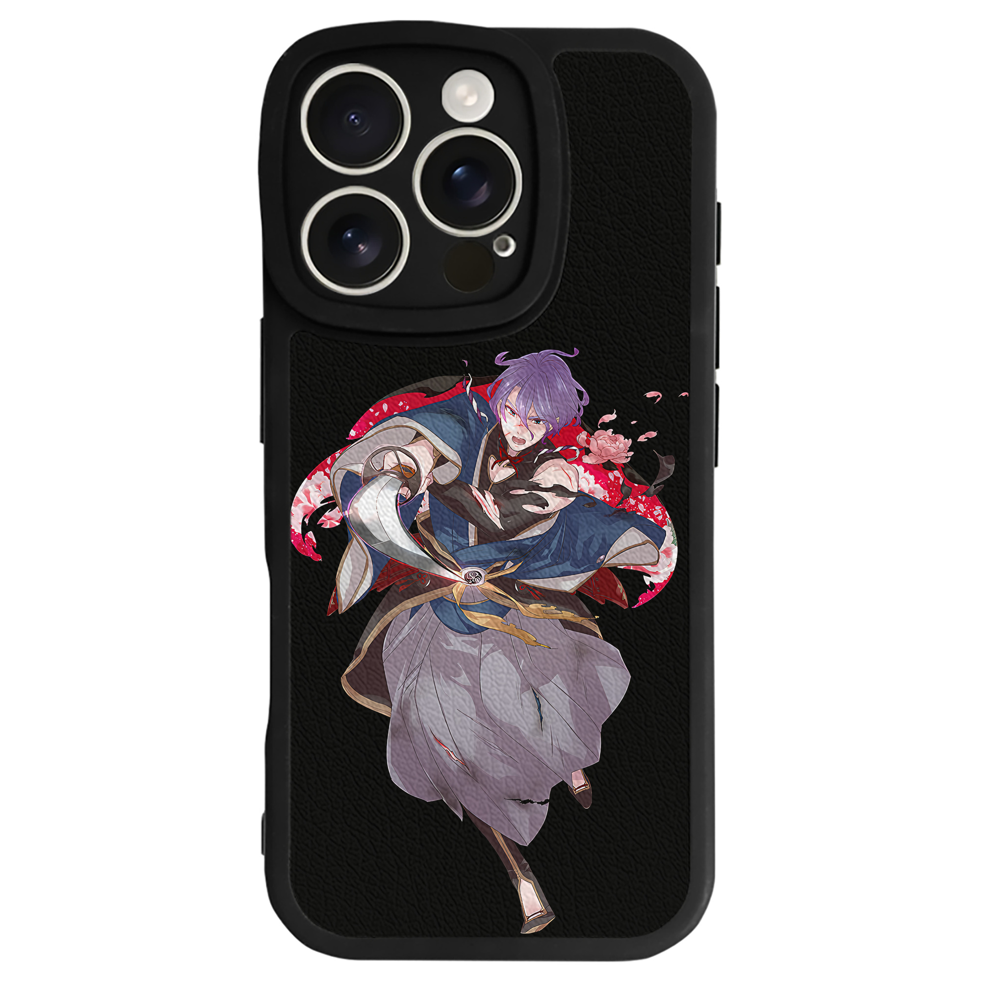 （画像用） 刀剣乱舞 Touken Ranbu 【iPhone 16シリーズ対応】シリコンスマホケース（レザー調） 材質：シリコン